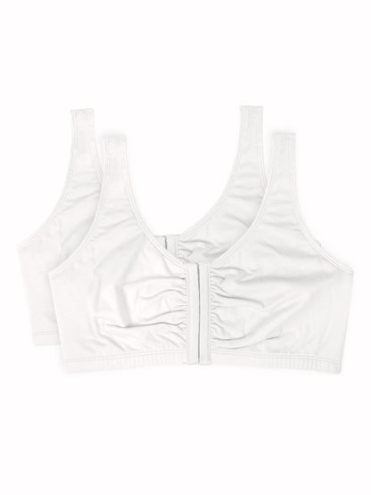 Womens Front Closure Cotton Sports Bra