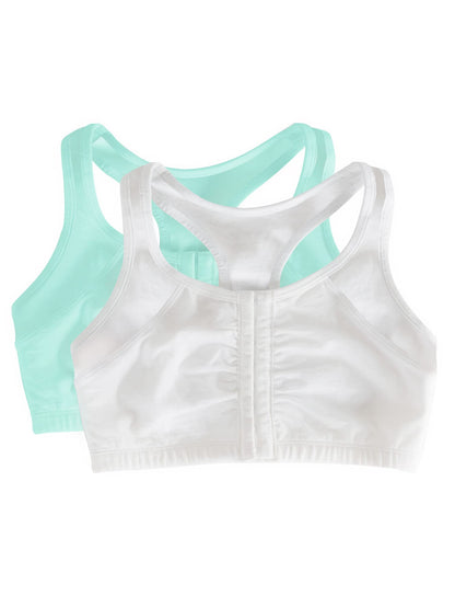 Womens Front Closure Cotton Sports Bra