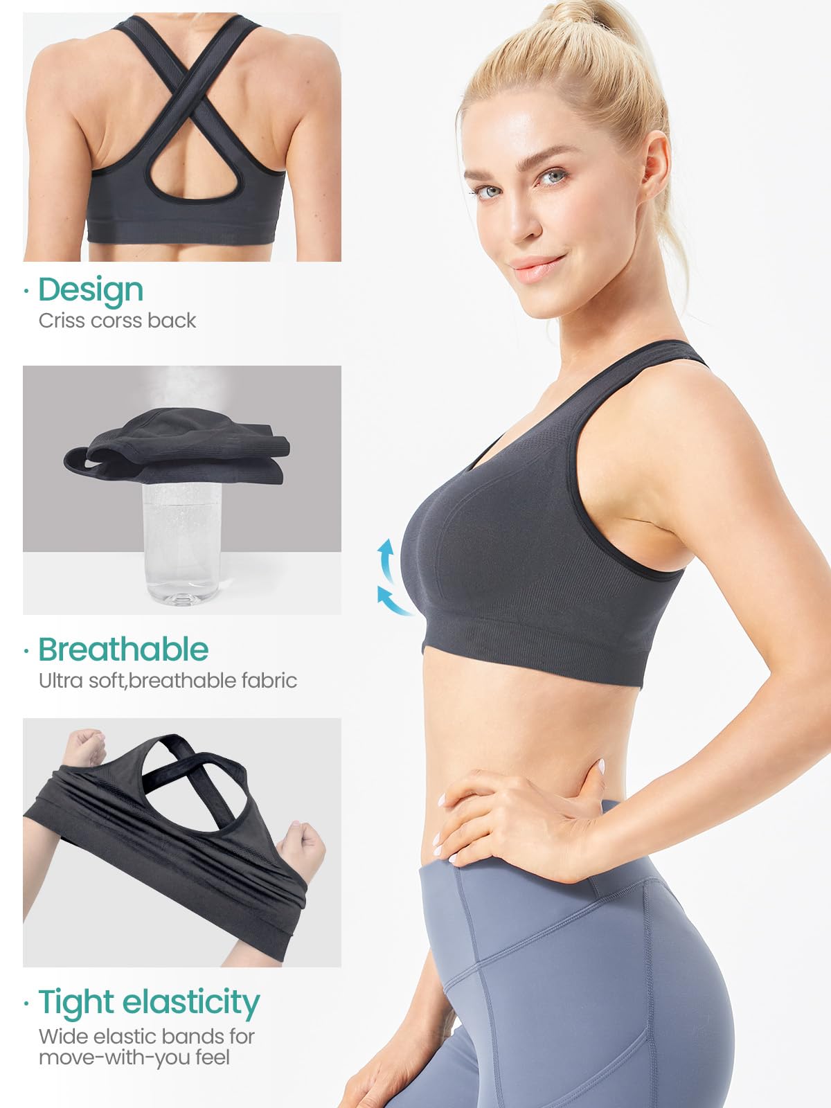 Sports Bras Padded for Womenx