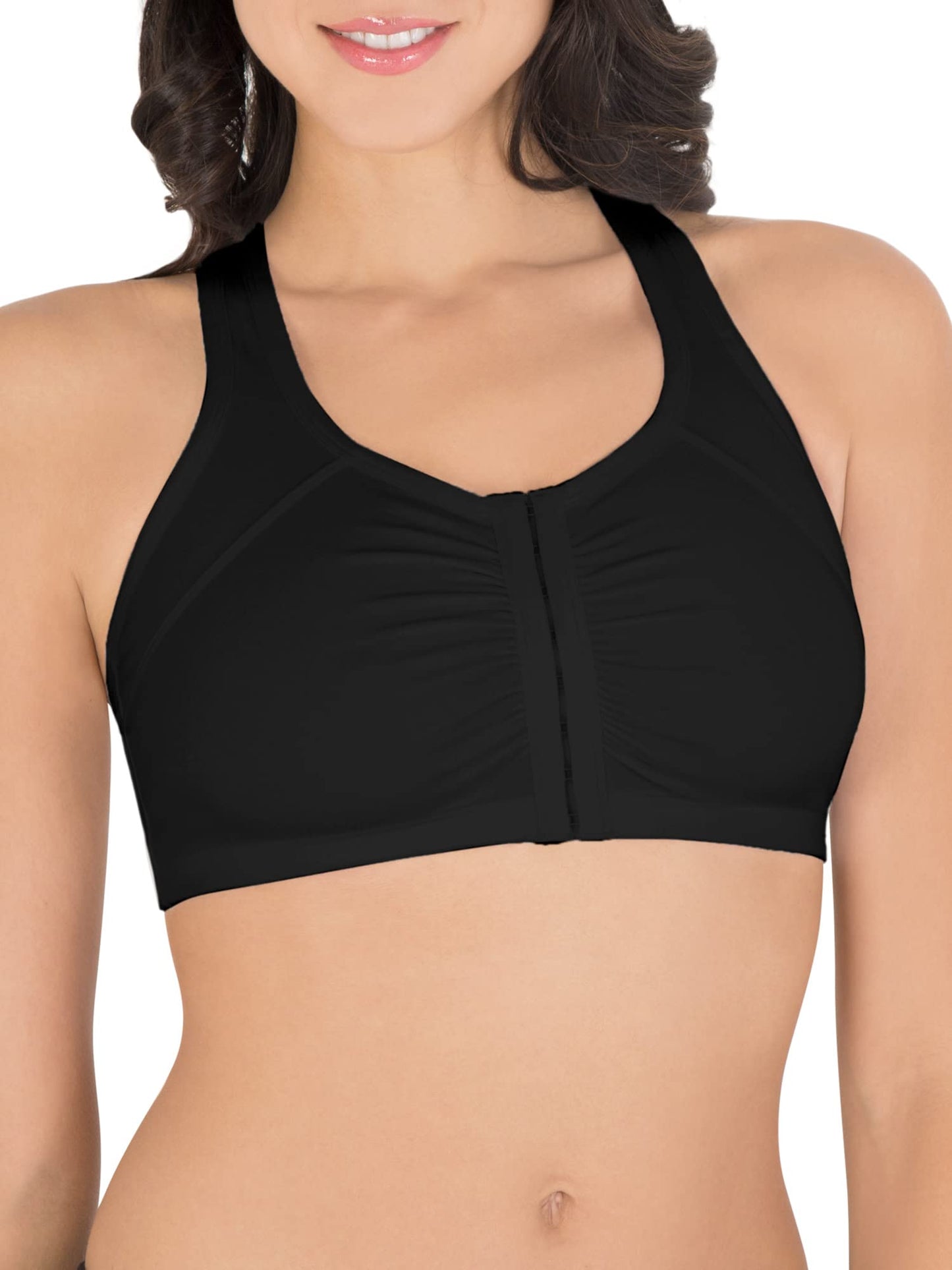 Womens Front Closure Cotton Sports Bra