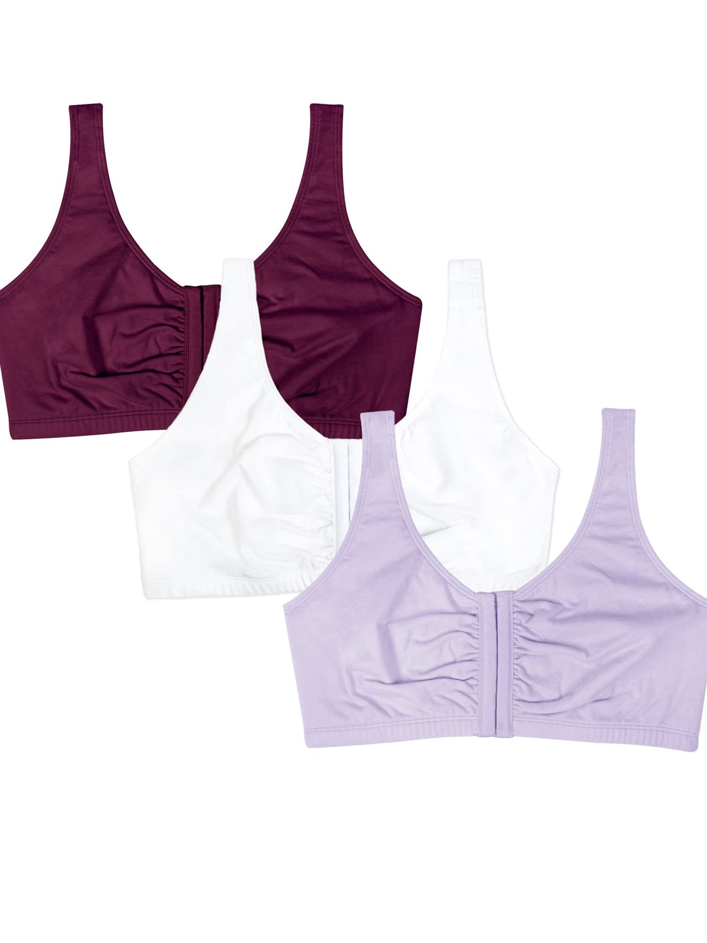 Womens Front Closure Cotton Sports Bra