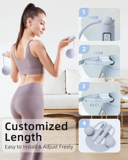 Cordless Jump Rope with Counter -