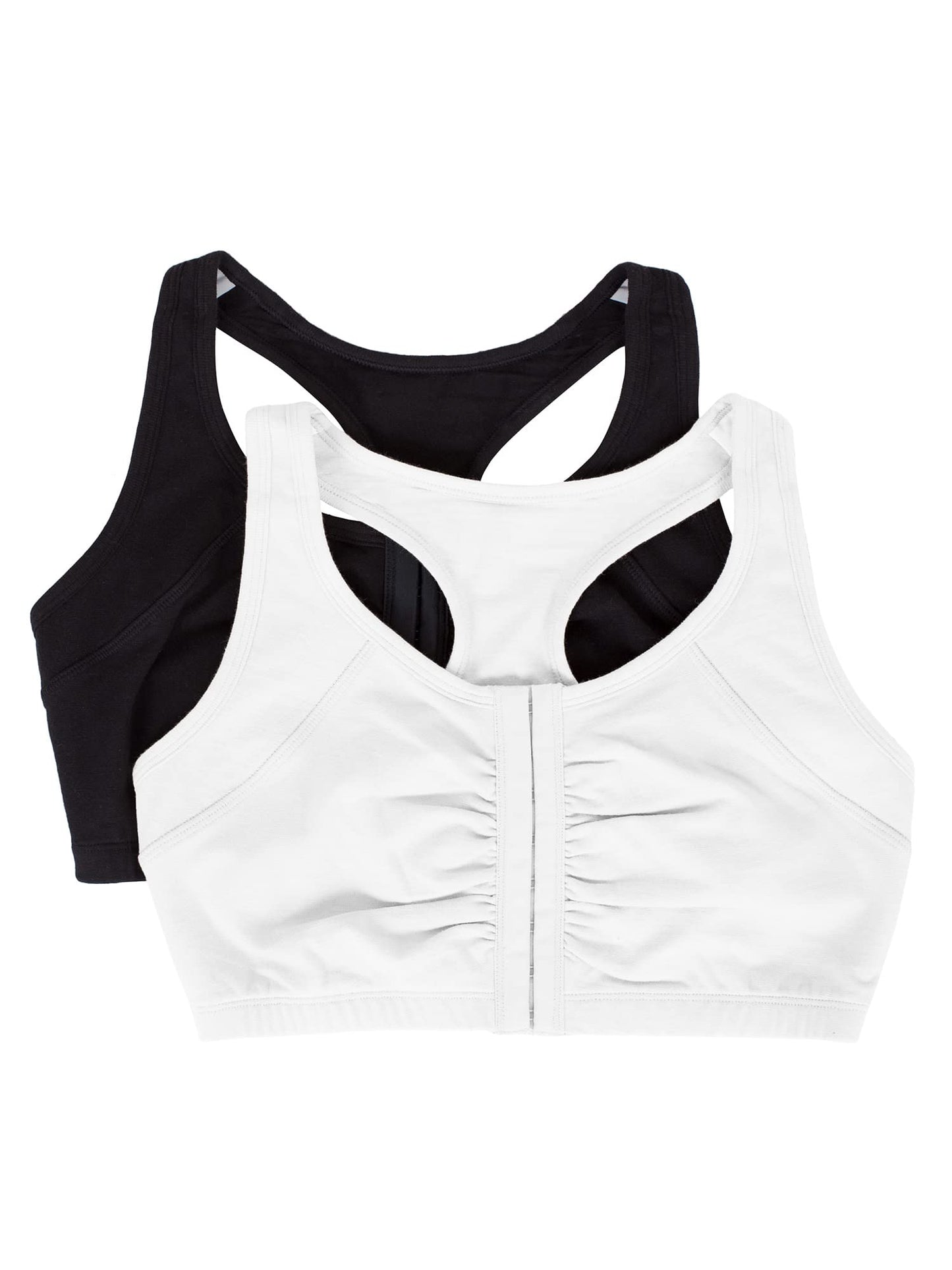 Womens Front Closure Cotton Sports Bra