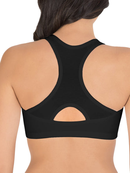 Womens Front Closure Cotton Sports Bra