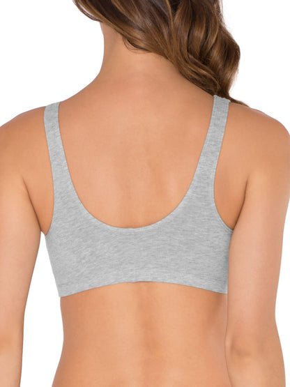Womens Front Closure Cotton Sports Bra