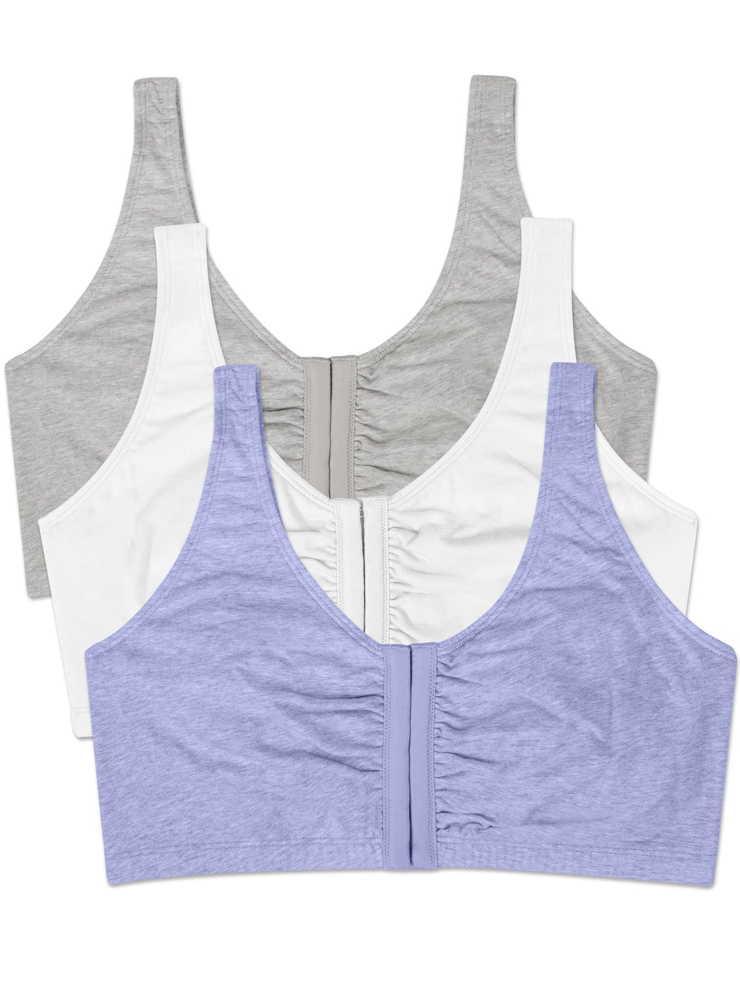 Womens Front Closure Cotton Sports Bra