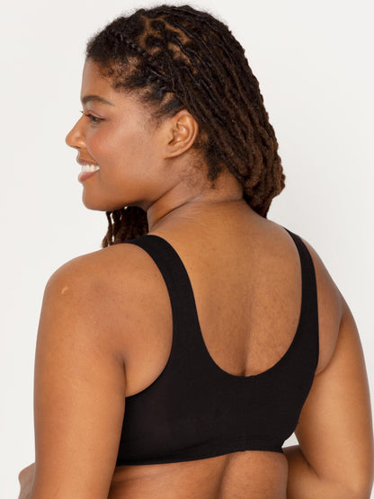 Womens Front Closure Cotton Sports Bra