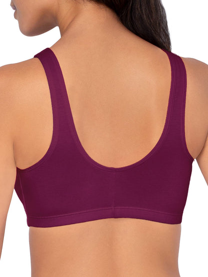 Womens Front Closure Cotton Sports Bra