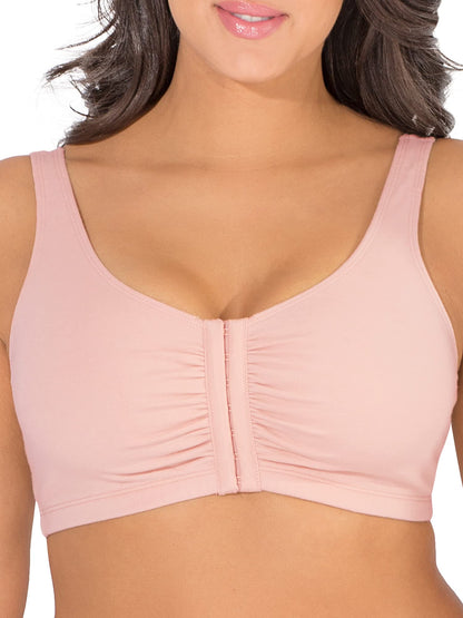 Womens Front Closure Cotton Sports Bra