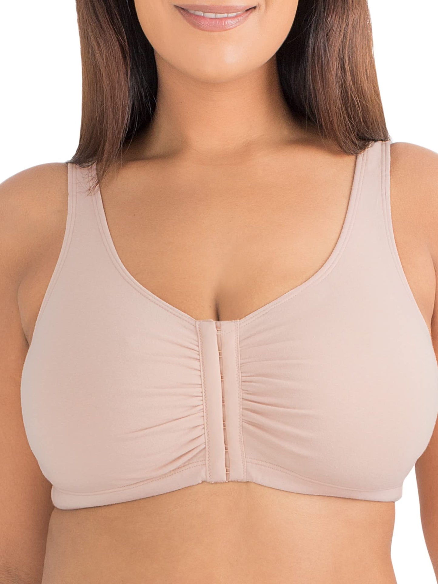 Womens Front Closure Cotton Sports Bra
