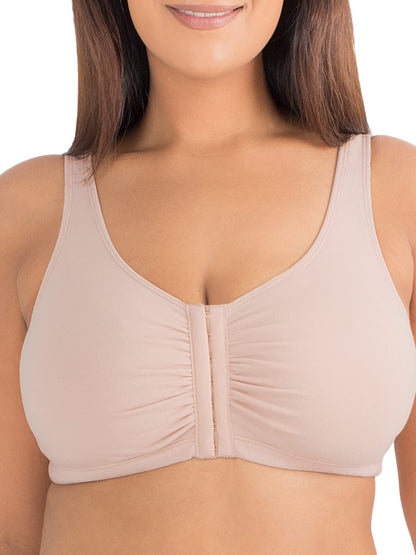 Womens Front Closure Cotton Sports Bra