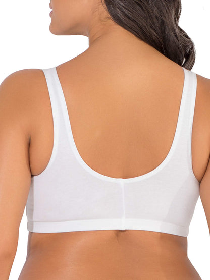 Womens Front Closure Cotton Sports Bra