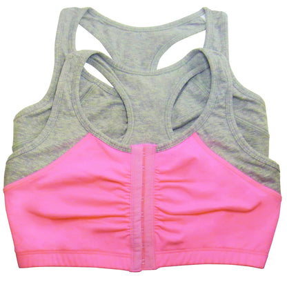 Womens Front Closure Cotton Sports Bra