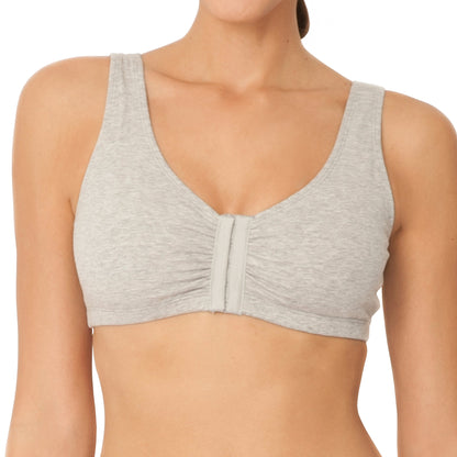 Womens Front Closure Cotton Sports Bra